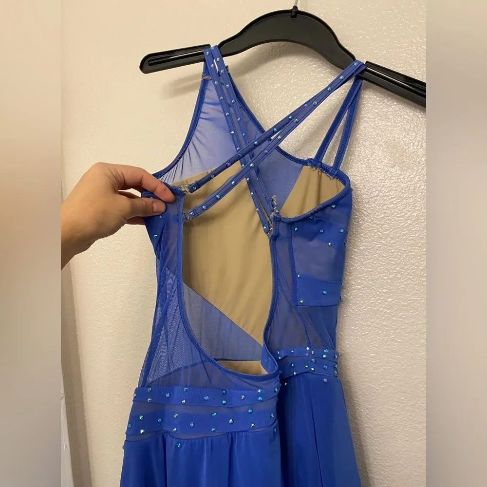 Tenth House custom 2 Die 4 Dance costume INCLINATION TD25459 lyrical blue LA